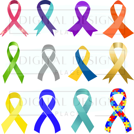 Awareness Ribbon Elements ELEE21