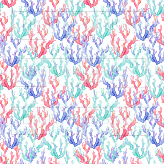 Coral Full Print VinylV77