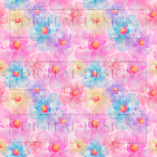 Watercolor Cosmos VinylV317