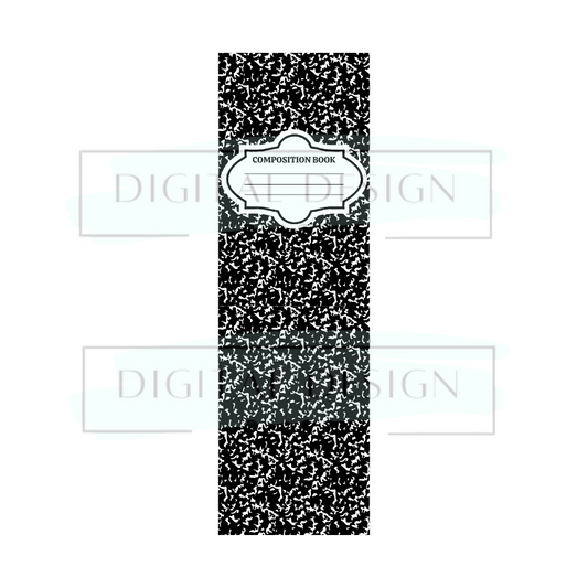 Composition Book Pen Wrap PenP2