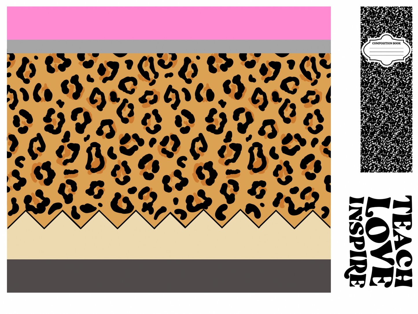 Cheetah Print Pencil WrB12