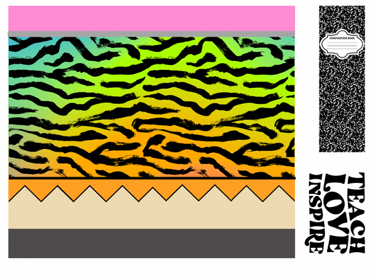 Neon Zebra Pencil WrB13