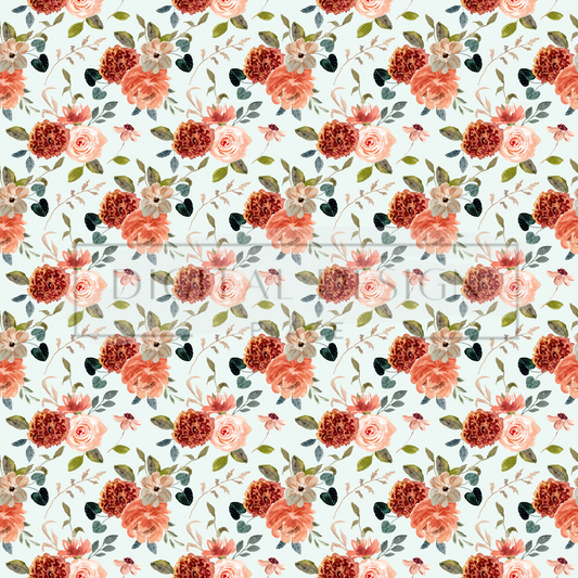 Vintage Floral VinylV50